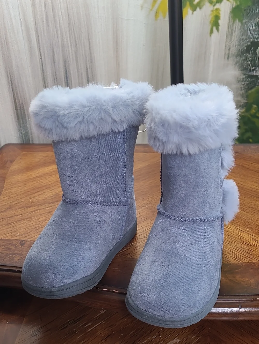 New with tags! Jumping Beans Noraa Girls 7 toddler faux suede blue ankle boots